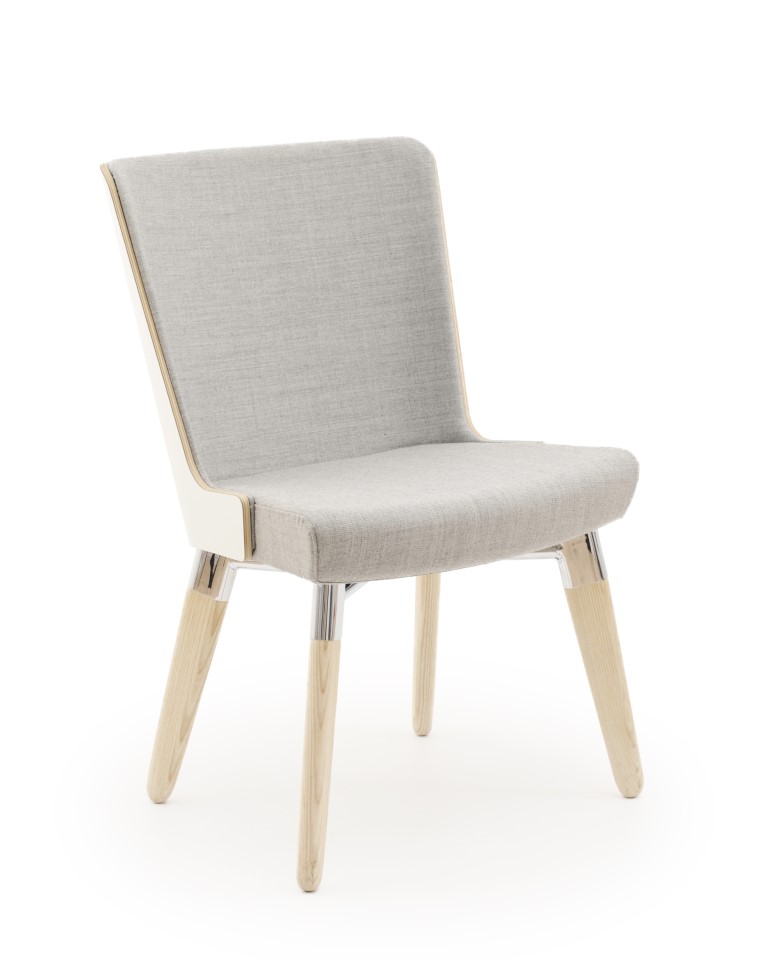 Skapa Laminate Back Side Chair – 4 Leg Base