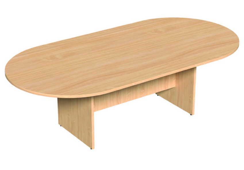 Round Meeting Table - 1000mm- Beech Panel