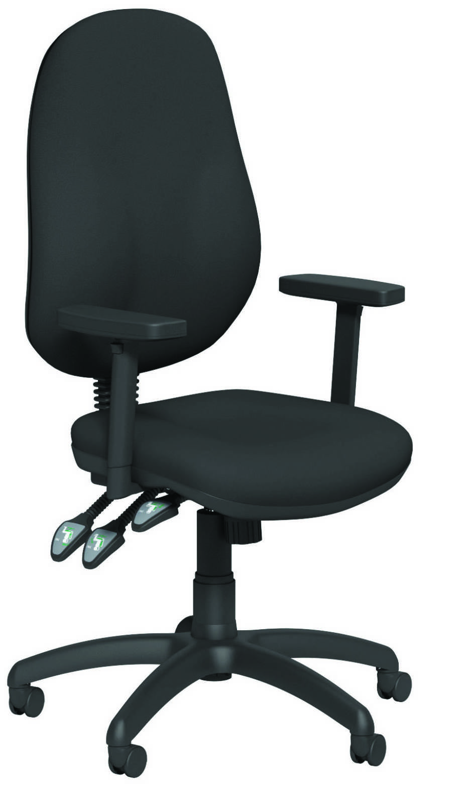 OB Series Operator Seat - Evert Blue Arms On