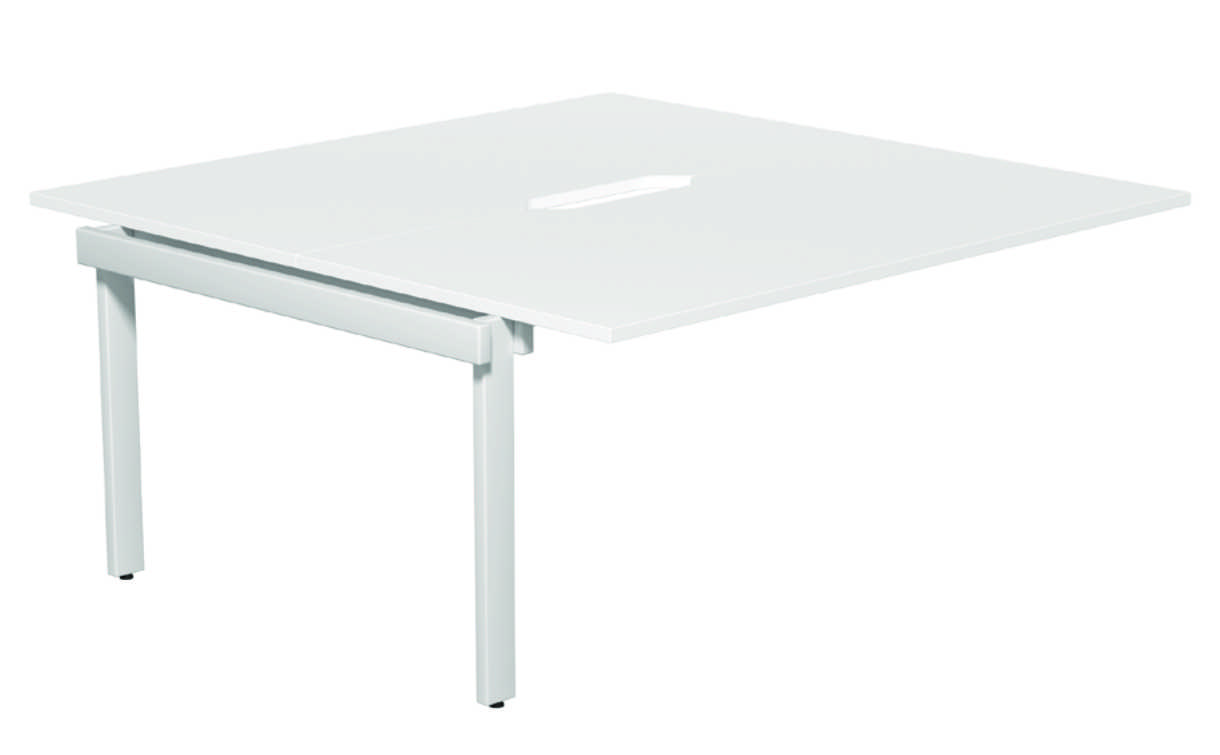 Switch 2 Person Bench Add-on  Scallop - White - 1600mm