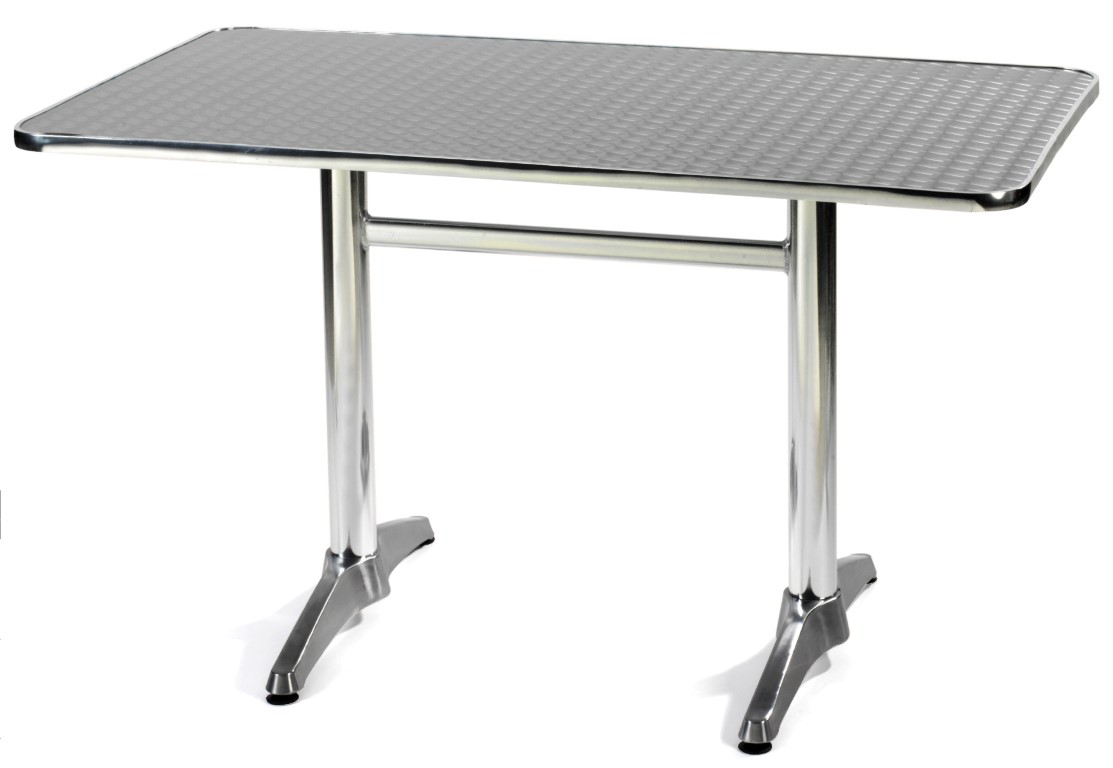  Aluminium Table – Refectory 120 1 