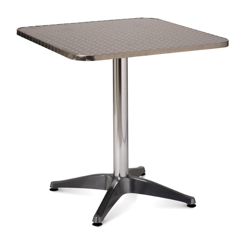  Aluminium Table – Square 70 1 