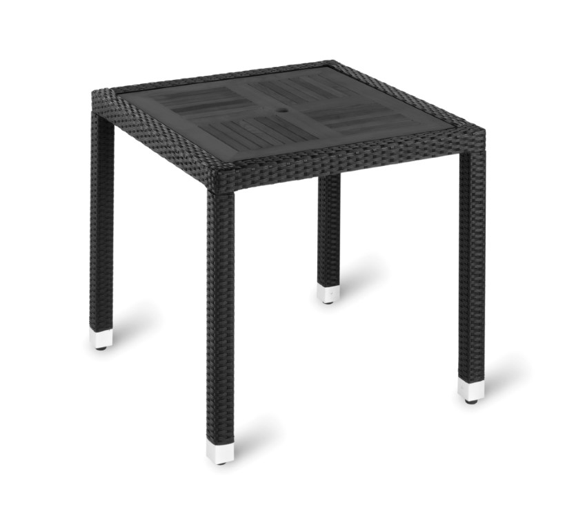  Geneva No Wood Top Table – Square Dining 1 