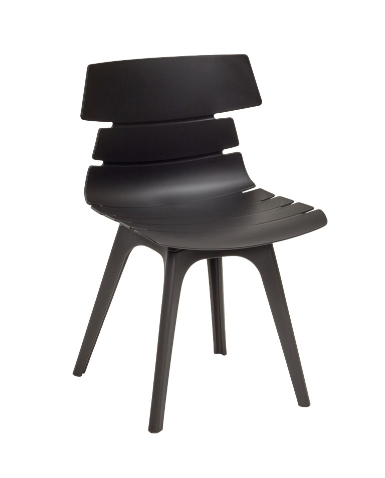  Hoxton Side Chair – R Frame Black 1 