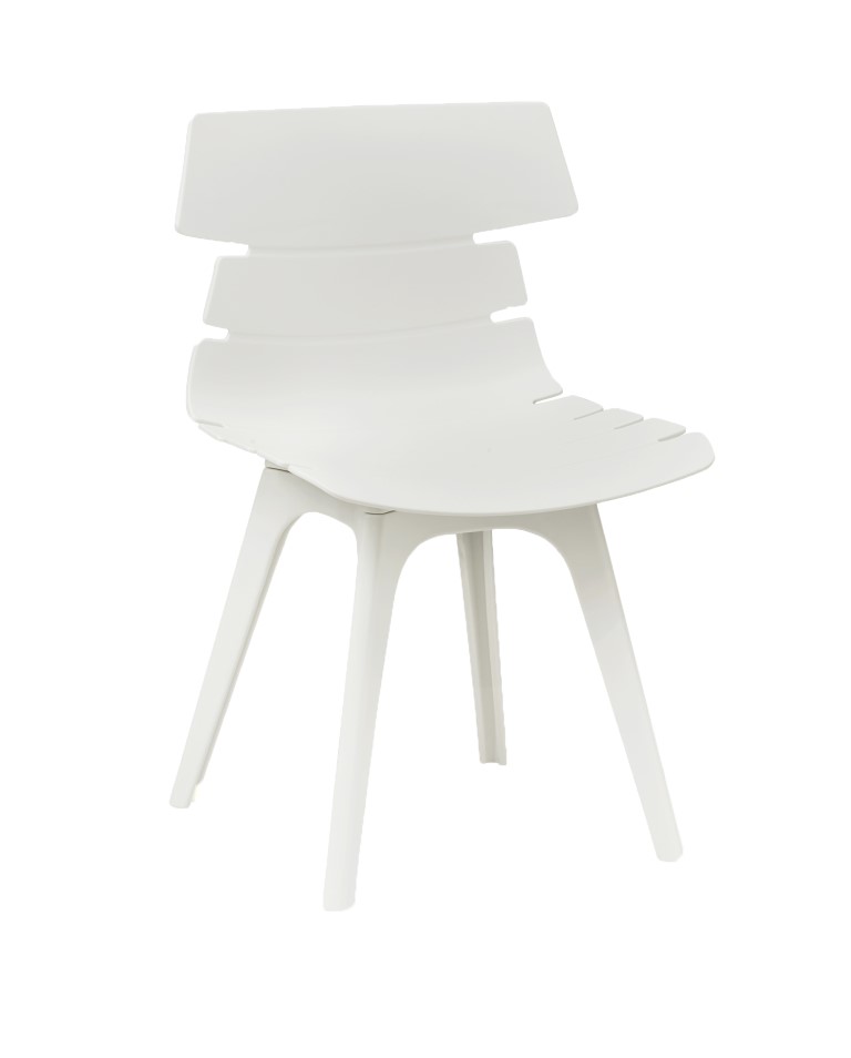  Hoxton Side Chair – R Frame White 1 